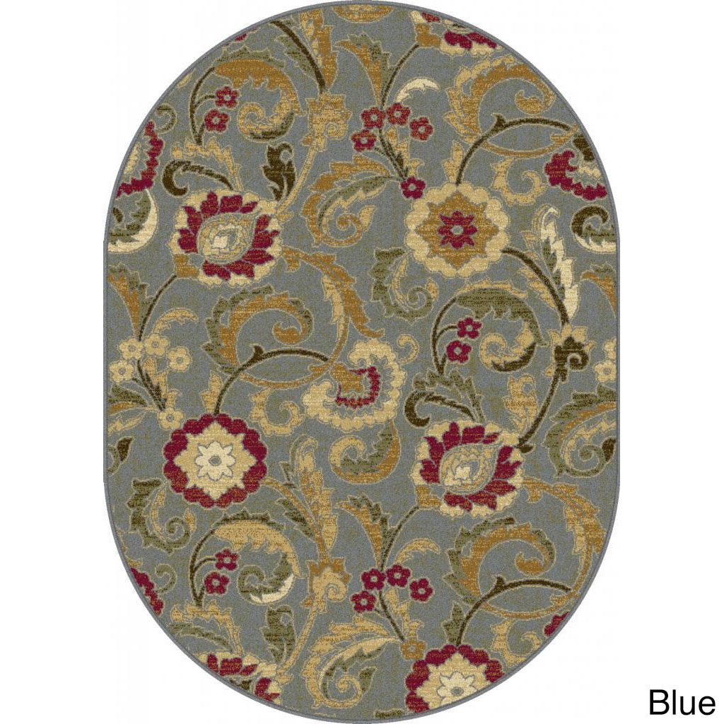 Lagoon Oval Transitional Area Rug (53 X 73)