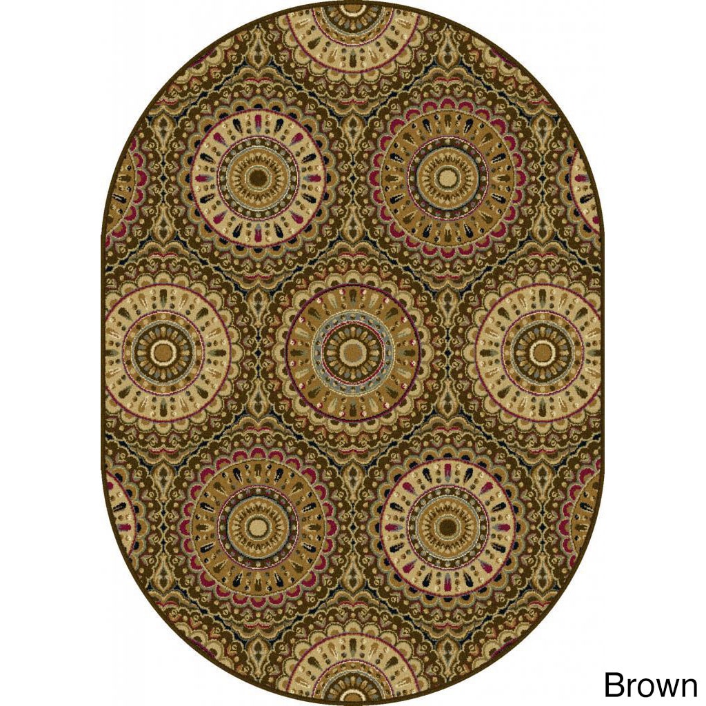 Lagoon Oval Transitional Area Rug (53 X 73)