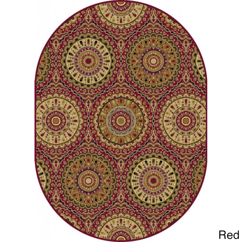 Lagoon Oval Transitional Area Rug (53 X 73)