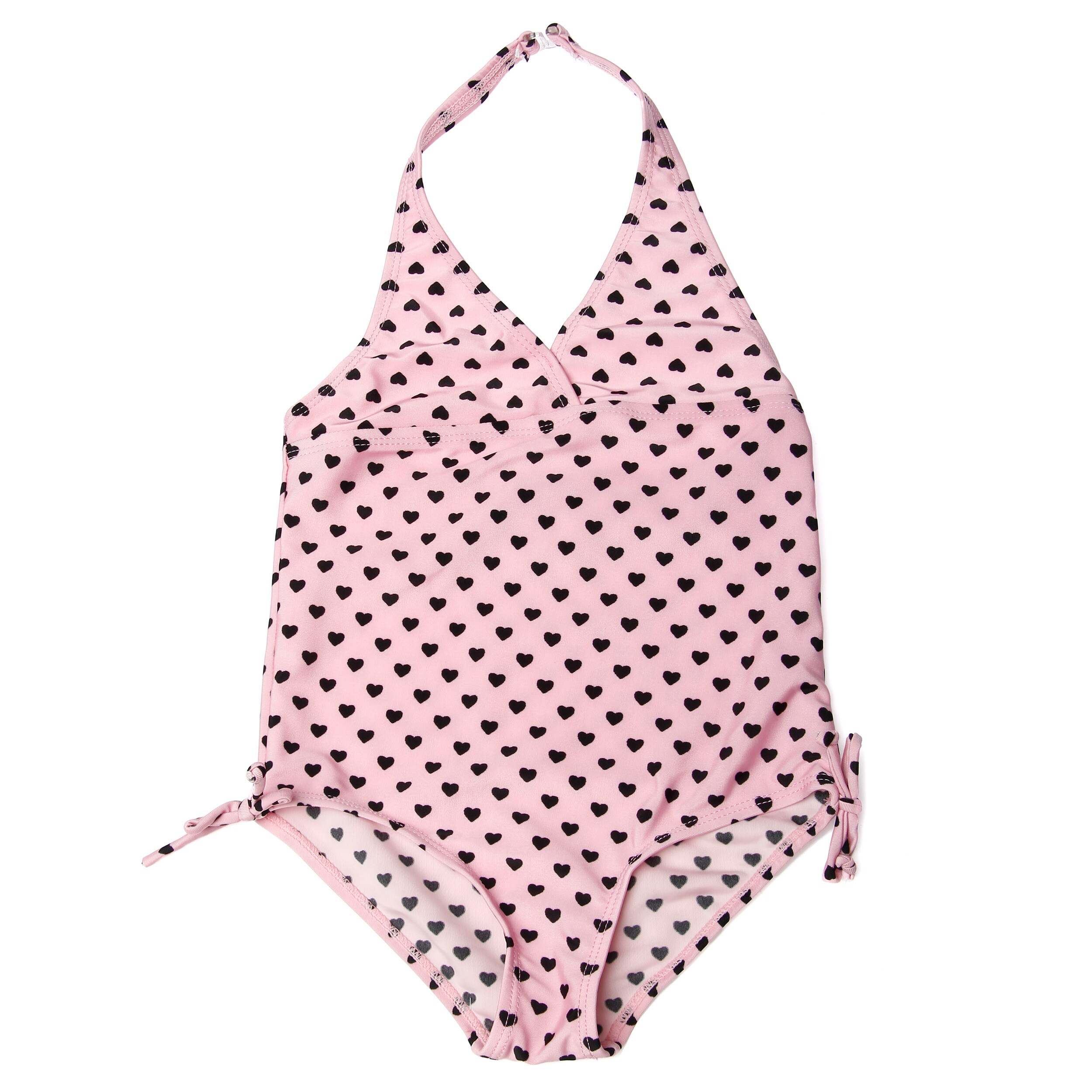 Ingear Girls Pink Heart pattern One piece Swim Suit