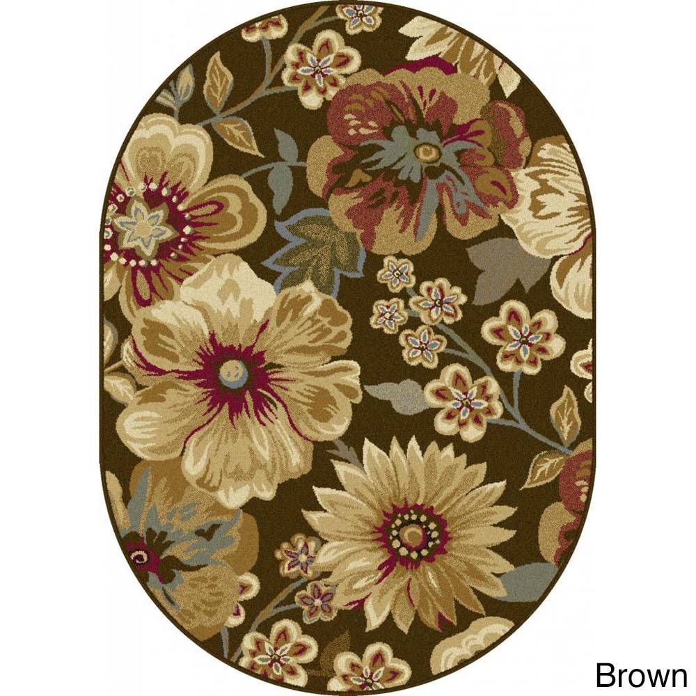 Lagoon Oval Transitional Area Rug (53 X 73)