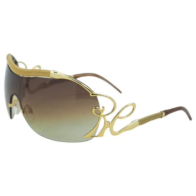 Roberto Cavalli Womens Rc852s Botein E69 Gold Shield Sunglasses