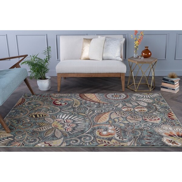 Alise Rugs Caprice Contemporary Abstract Runner Rug. Opens flyout.