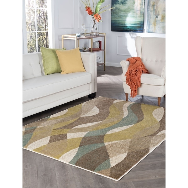 Alise Rugs Decora Transitional Abstract Area Rug - 7'10 x 10'3