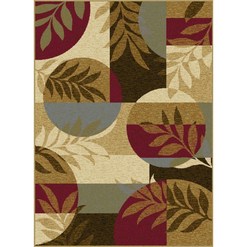 Lagoon Multi Contemporary Area Rug (5 X 7)