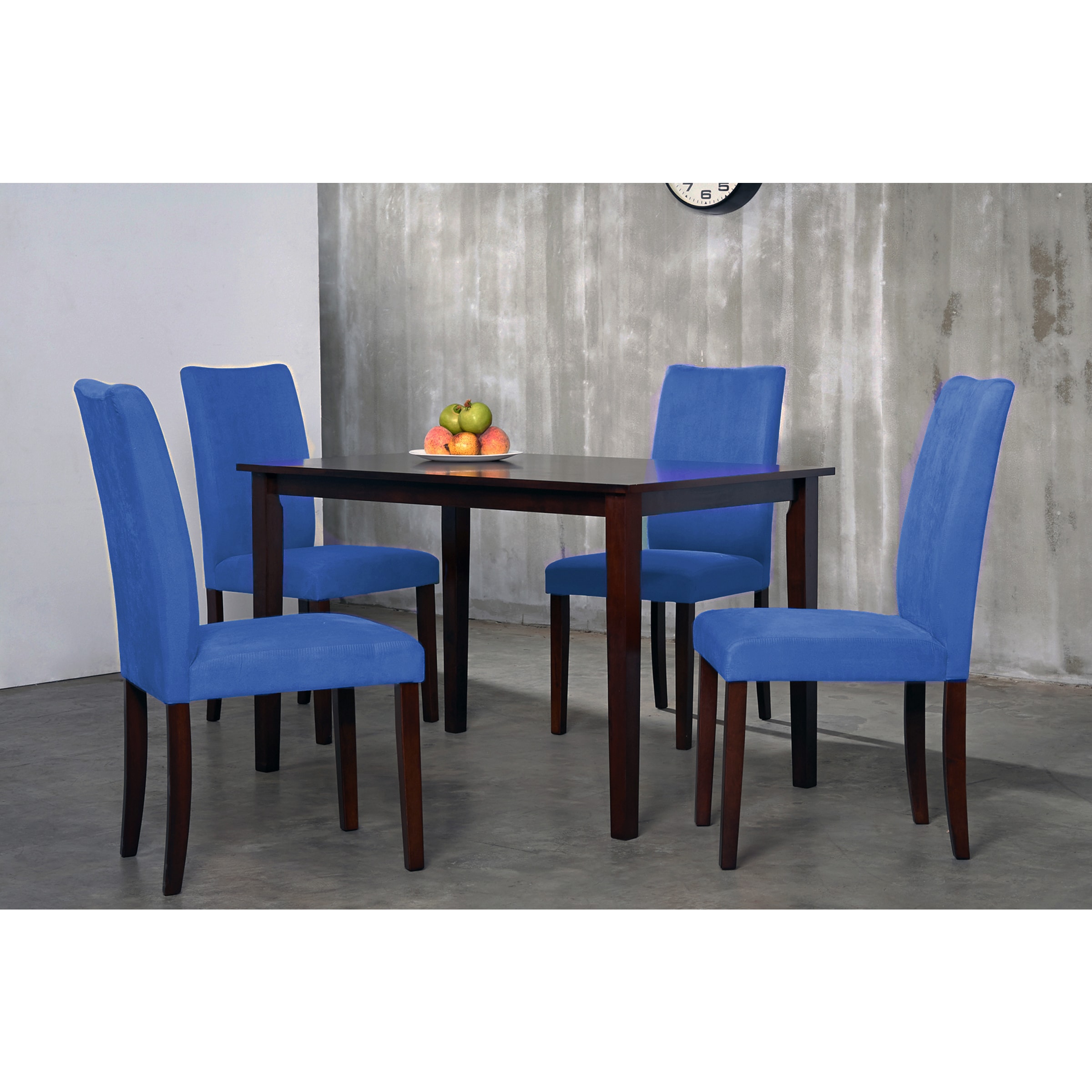 Warehouse Of Tiffany Warehouse Of Tiffany 7 piece Royal Blue Shino Dining Set Blue Size 7 Piece Sets