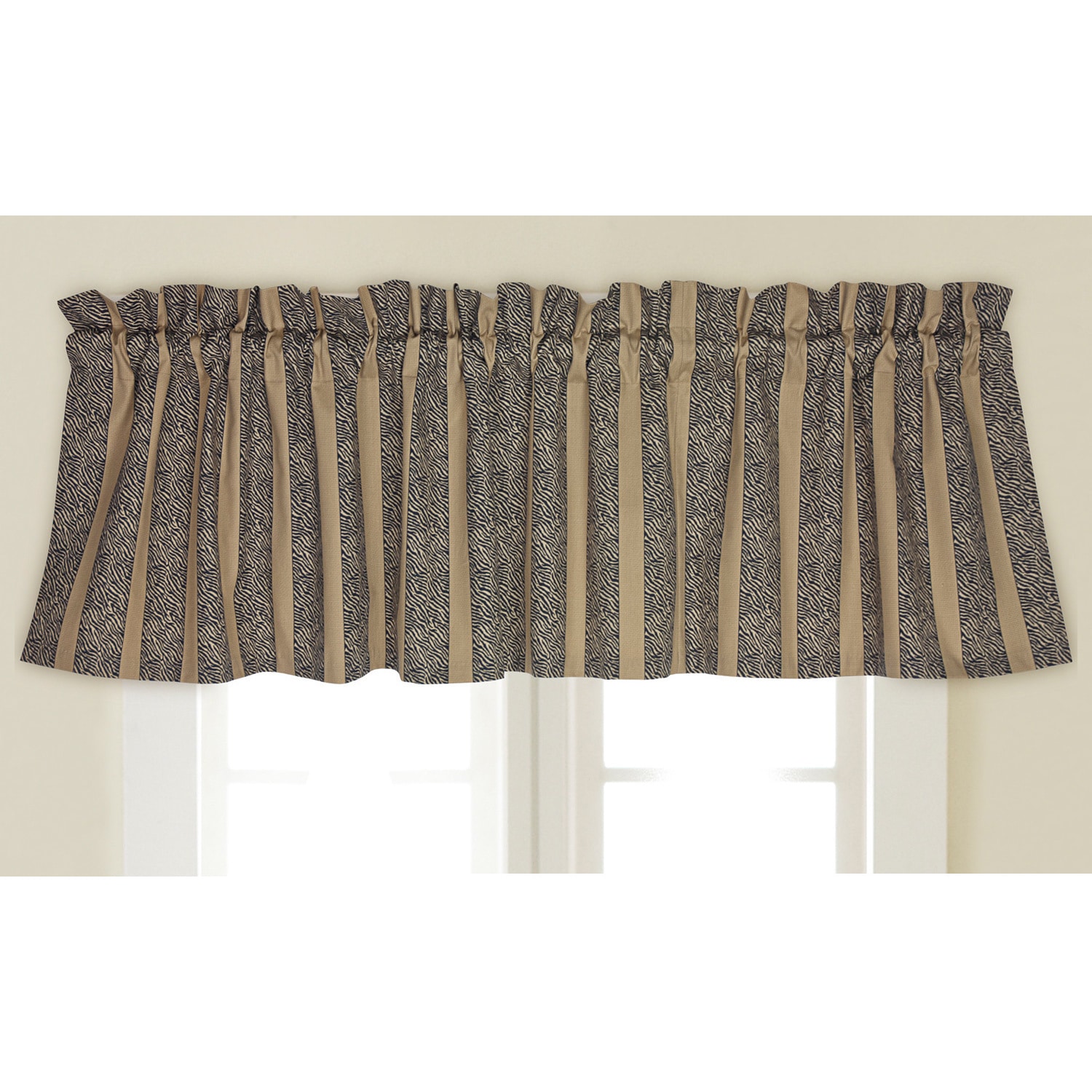 Rose Tree Tanzier Stripe Window Valance