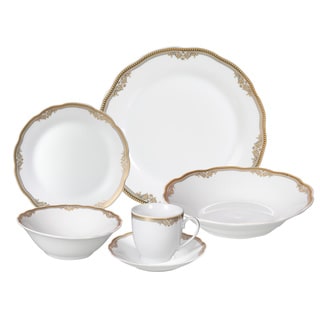 Lorren Home Trends Porcelain Dinnerware Set