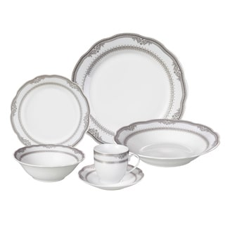 Lorren Home Trends 'Victoria' 24-pc Porcelain Set