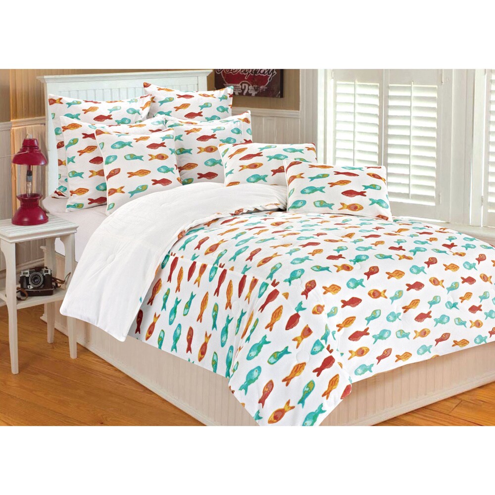 Shop Aruba Fish 3 Piece Comforter Set Multi Color Free