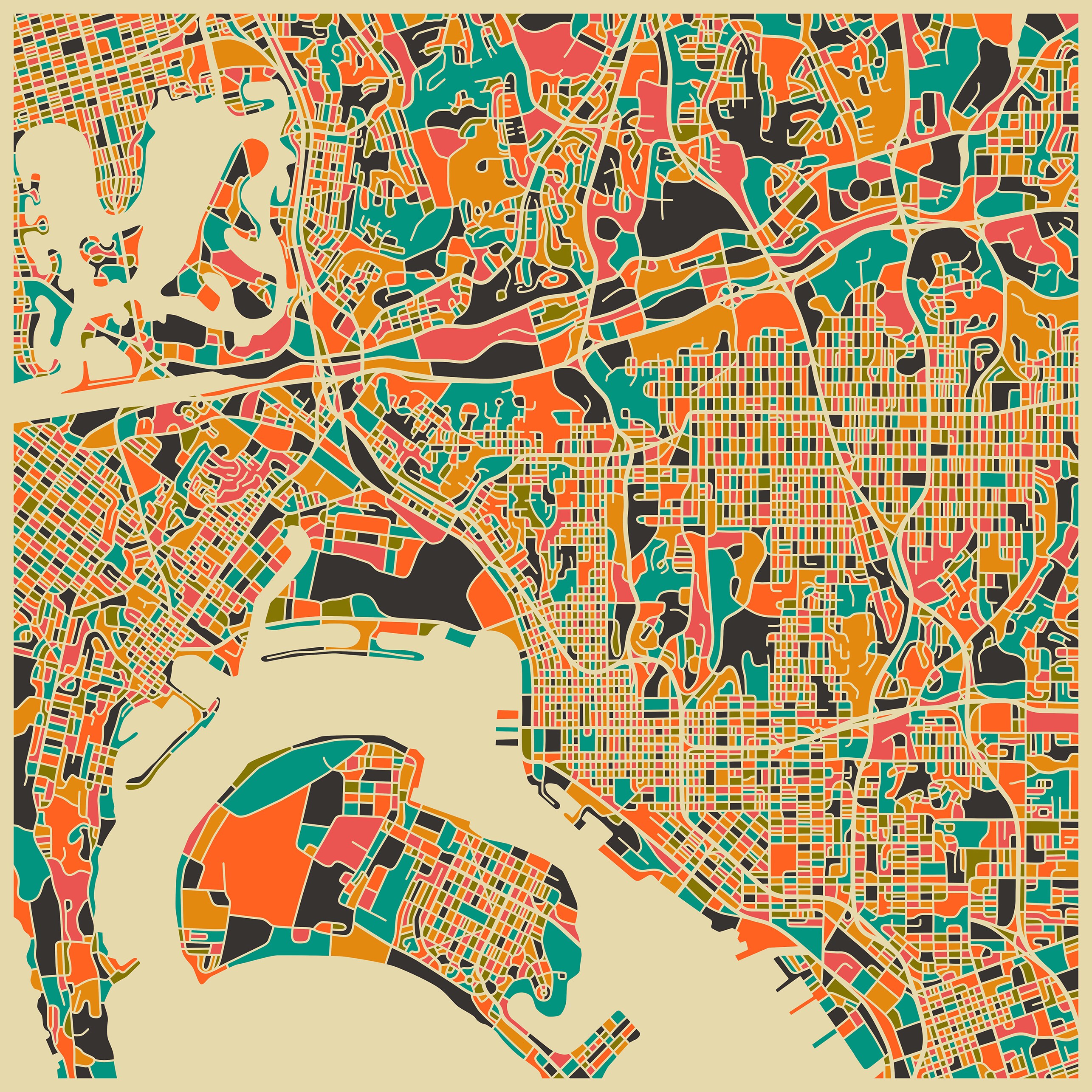 Диего карте. Сан-Диего ретро. San Diego Print. Abstract City Map. Abstract City Map Blue Red.