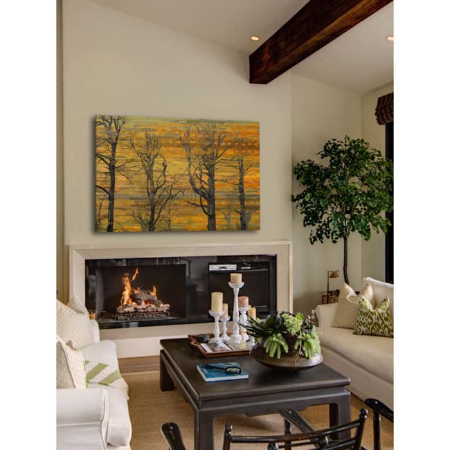 Marmont Hill Art Collective 'Burnt Trees' Canvas Art - Multi-Color