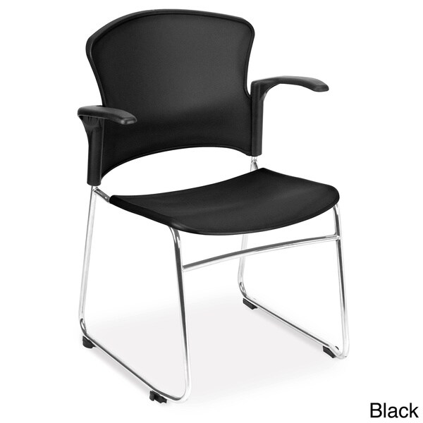 OFM Multi-use Stackable Plastic Arm Chairs (Pack of 40)