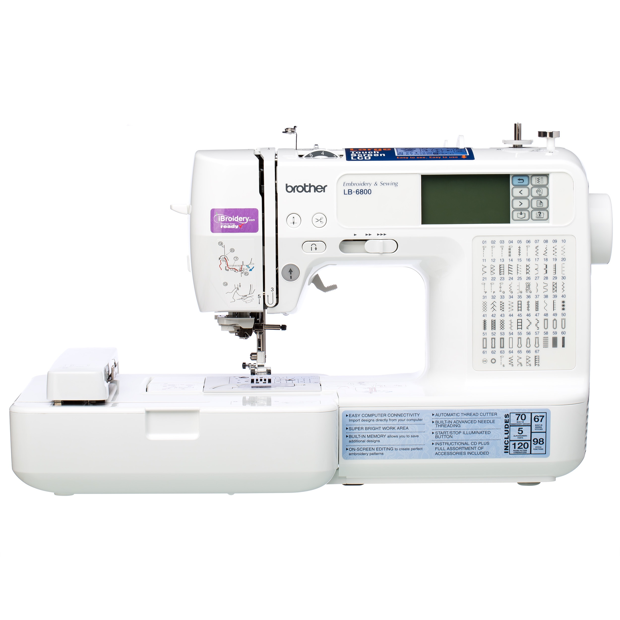 Brother Lb6800prw Project Runway Sewing/ Embroidery Machine (refurbished)