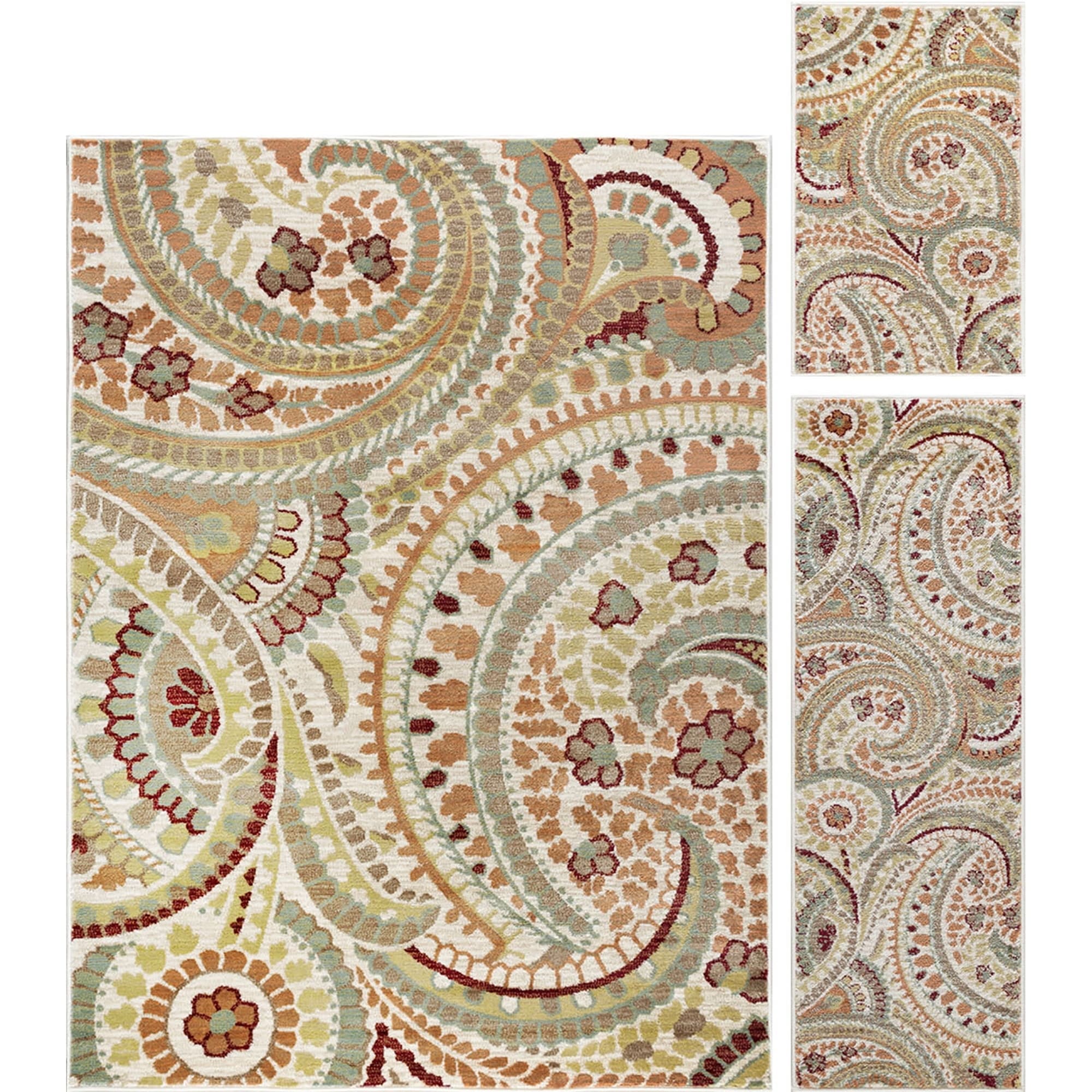 Decora Ivory Set Transitional Area Rug Set