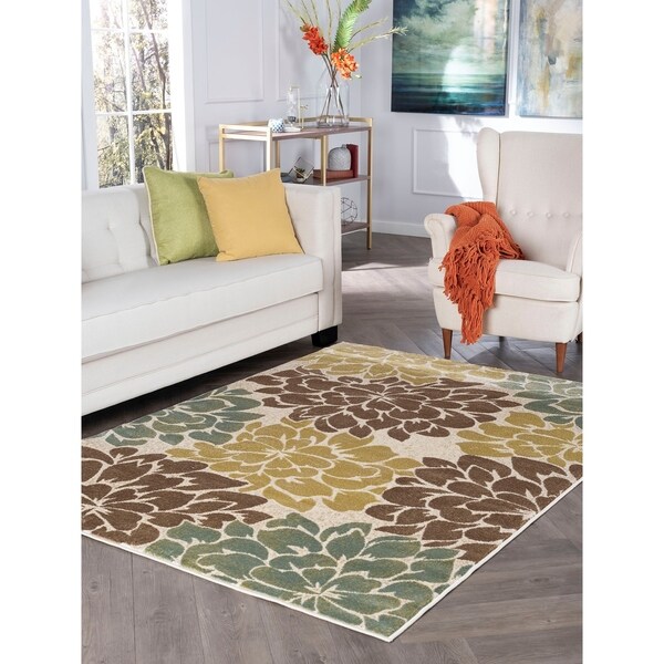 Alise Decora Transitional Area Rug - 5'3 x 7'3