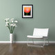 Kathie McCurdy 'Orange Tulip' Framed Matted Art - - 9063666