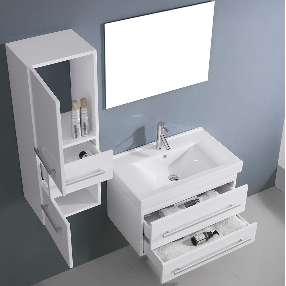 Virtu Usa Antonio 29 Inch White Single Sink Vanity Set Overstock 9063697