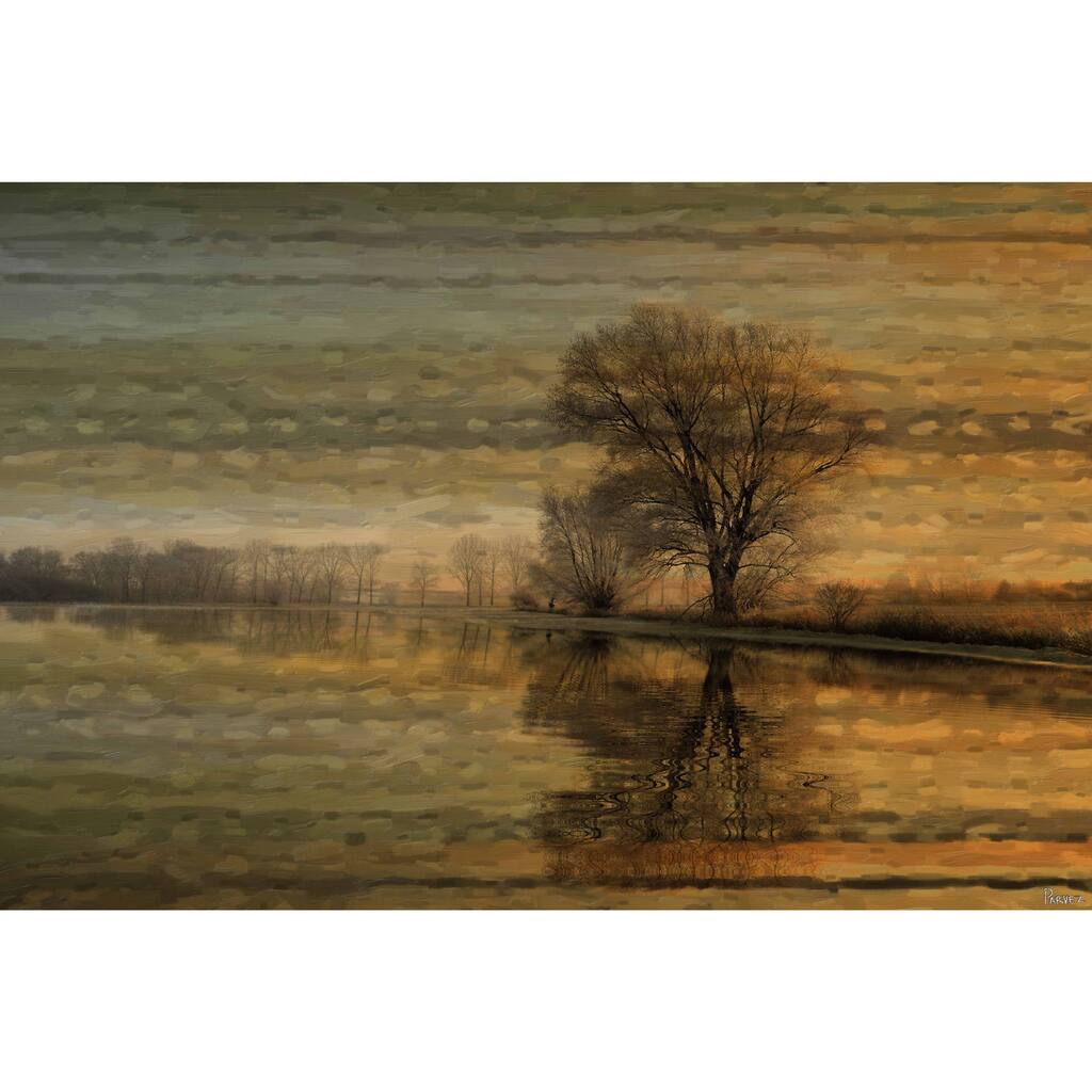 Marmont Hill Art Collective 'Tree Sunset' Canvas Art - Multi-Color