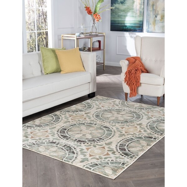 Shop Alise Decora Ivory Transitional Area Rug - Free Shipping Today ...