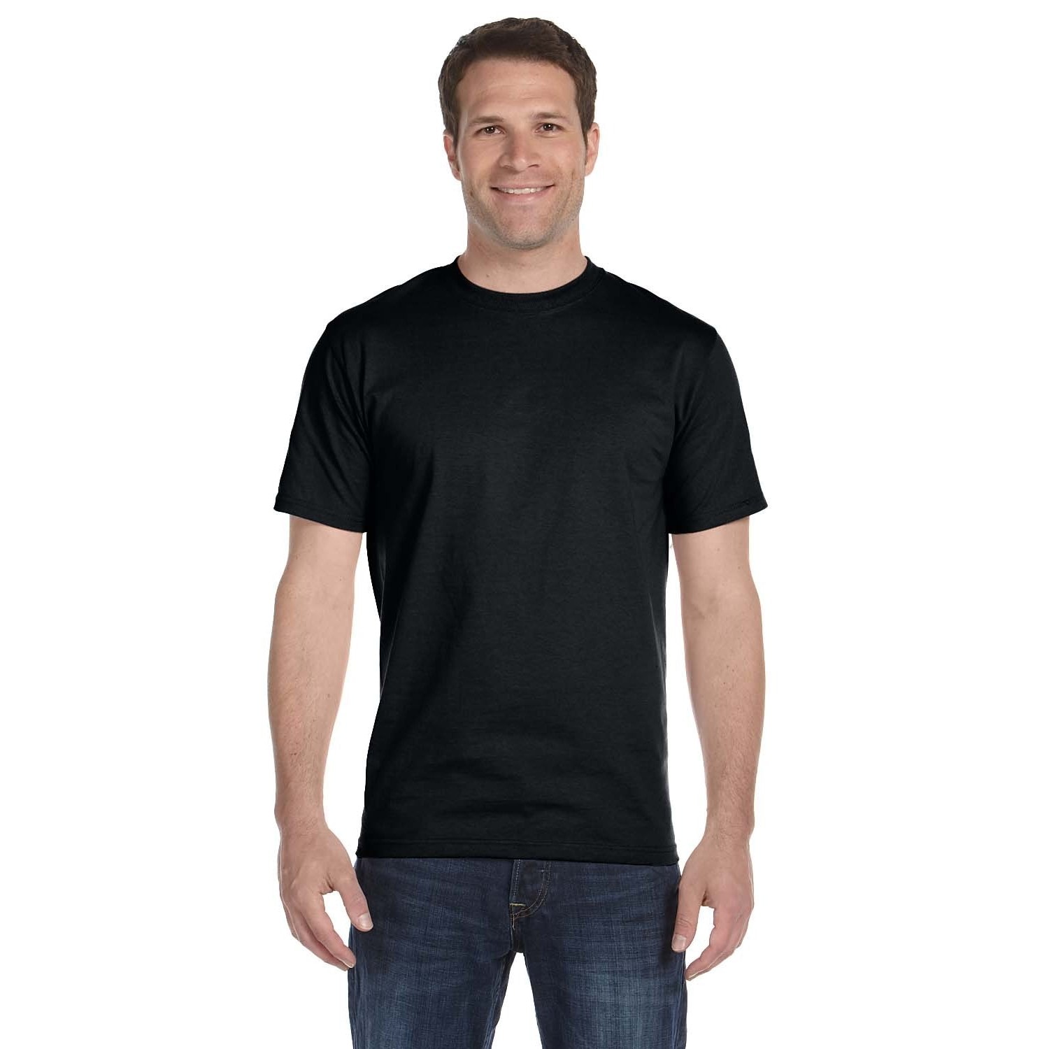 Gildan Mens Black Dryblend 50/50 Undershirts (pack Of 12)