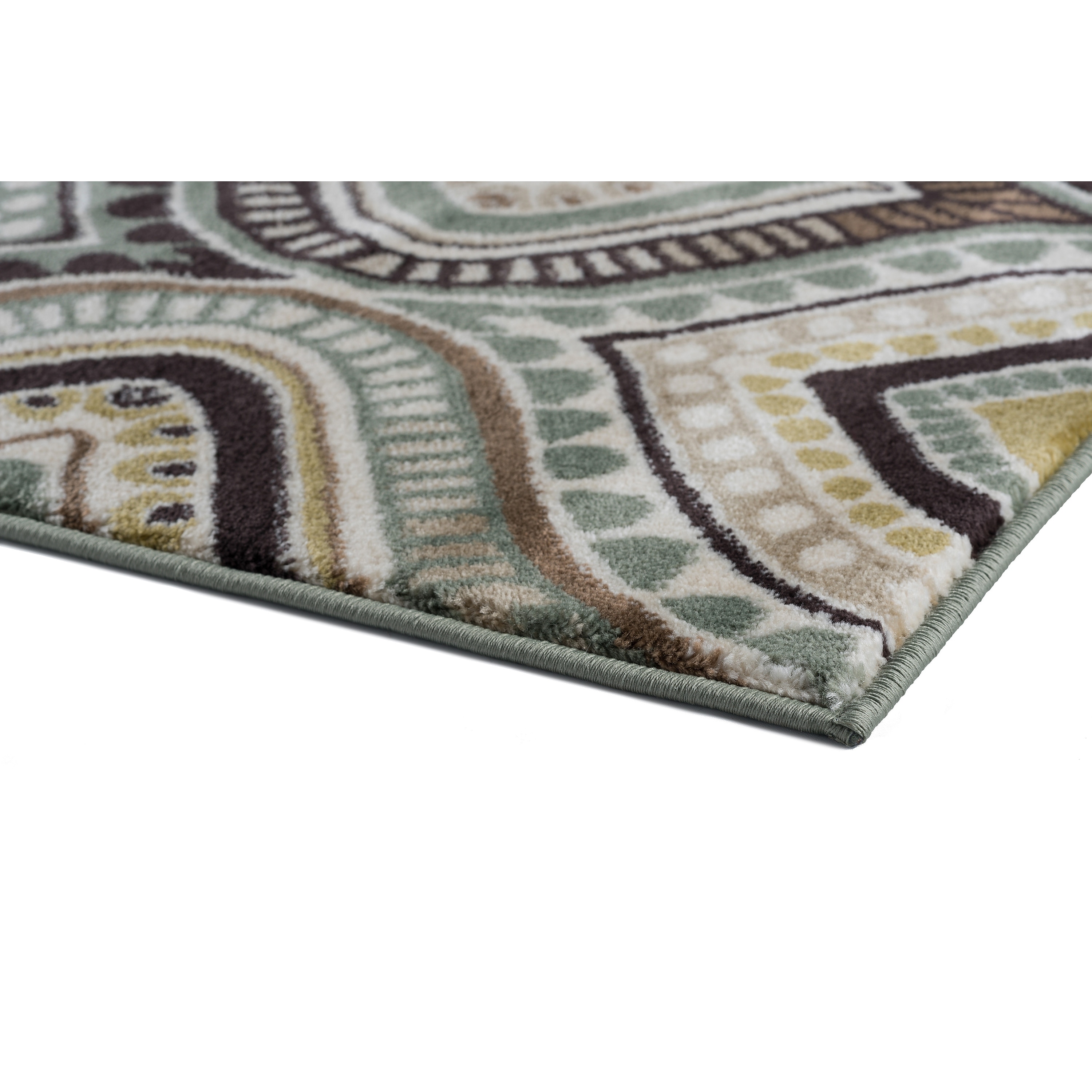 Caprice Blue Contemporary Area Rug (2 X 3)