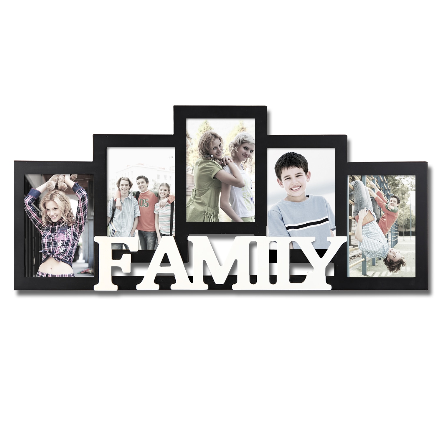 Barnyard Designs 4x6 Collage Picture Frames, 5 Photo Openings for