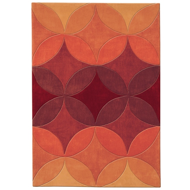 Mystique Overlapping Circles Rug (7.10 X 10.10)