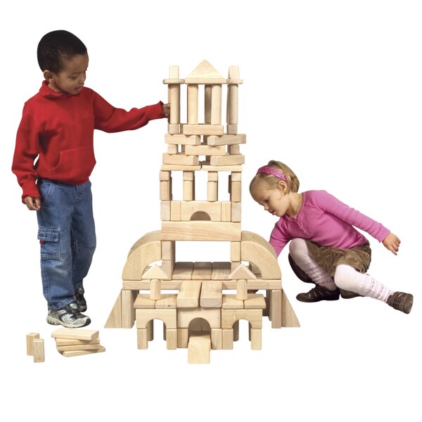 Guidecraft Classroom Unit Blocks 110-piece