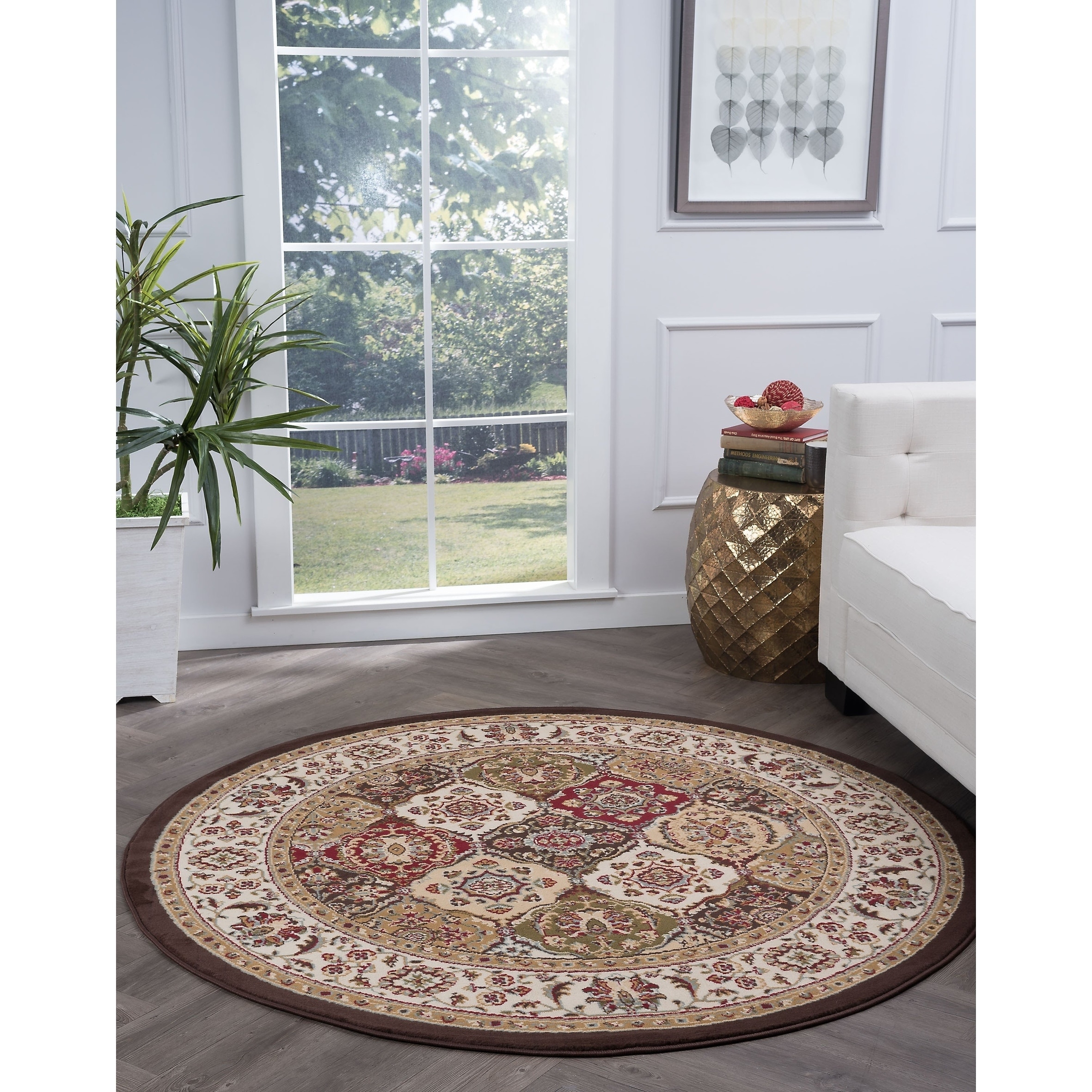 Lagoon Multi Transitional Area Rug (710 Round)