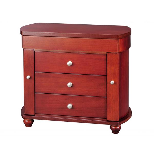 Stunning Sarah Cherry Wood Jewelry Box Free Shipping Today 16258449