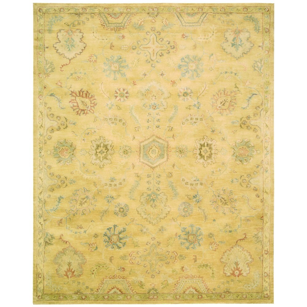 Shop Nourison Jaipur Light Gold Rug 8'3" x 11'6" Free Shipping
