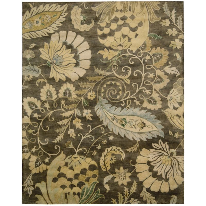 Nourison Jaipur JA55 Area Rug - 7'9" x 9'9" - Green/Multi