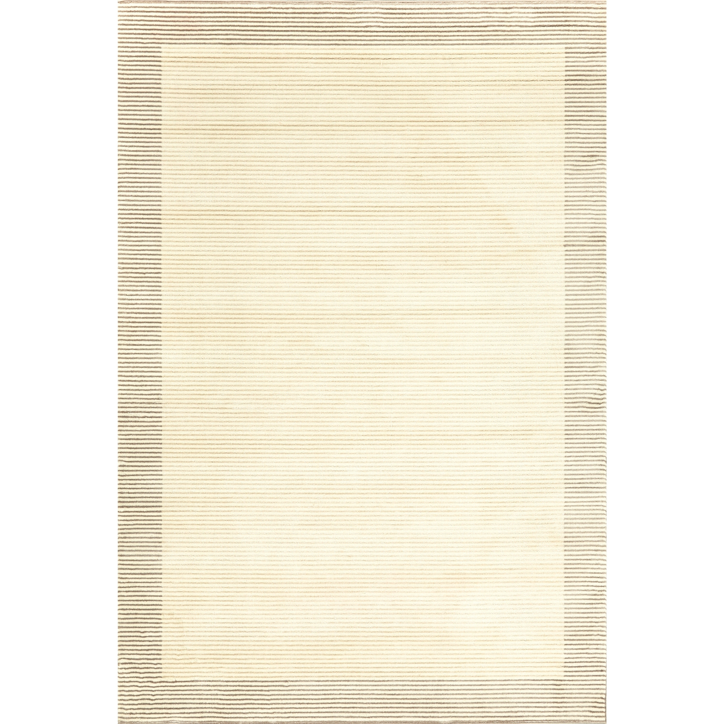 Settat Cream Bordered Wool Area Rug (710x11)