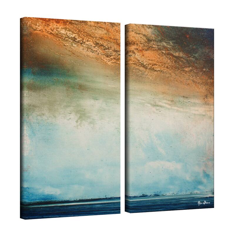 Ready2HangArt 'Abstract BXXVI Landscape' 2-Pc Canvas Wall Art Set