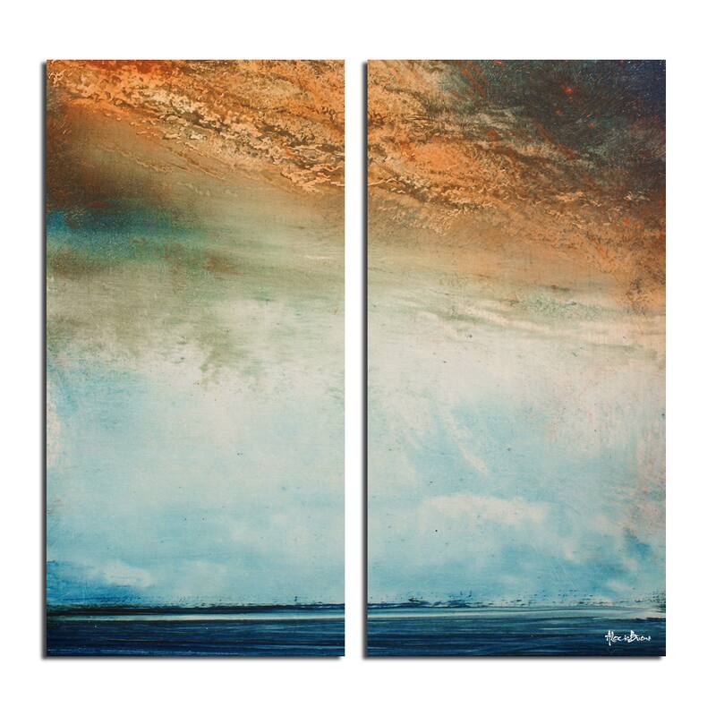 Ready2HangArt 'Abstract BXXVI Landscape' 2-Pc Canvas Wall Art Set