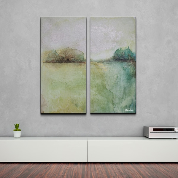 Shop Ready2HangArt 'Abstract BXXVII' 2-piece Canvas Wall Art - On Sale ...