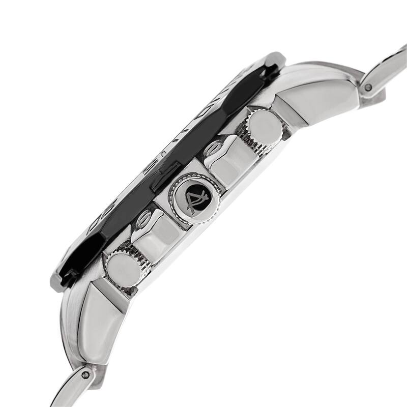 August Steiner Men's Swiss Quartz Multifunction Two-Tone Bracelet Watch