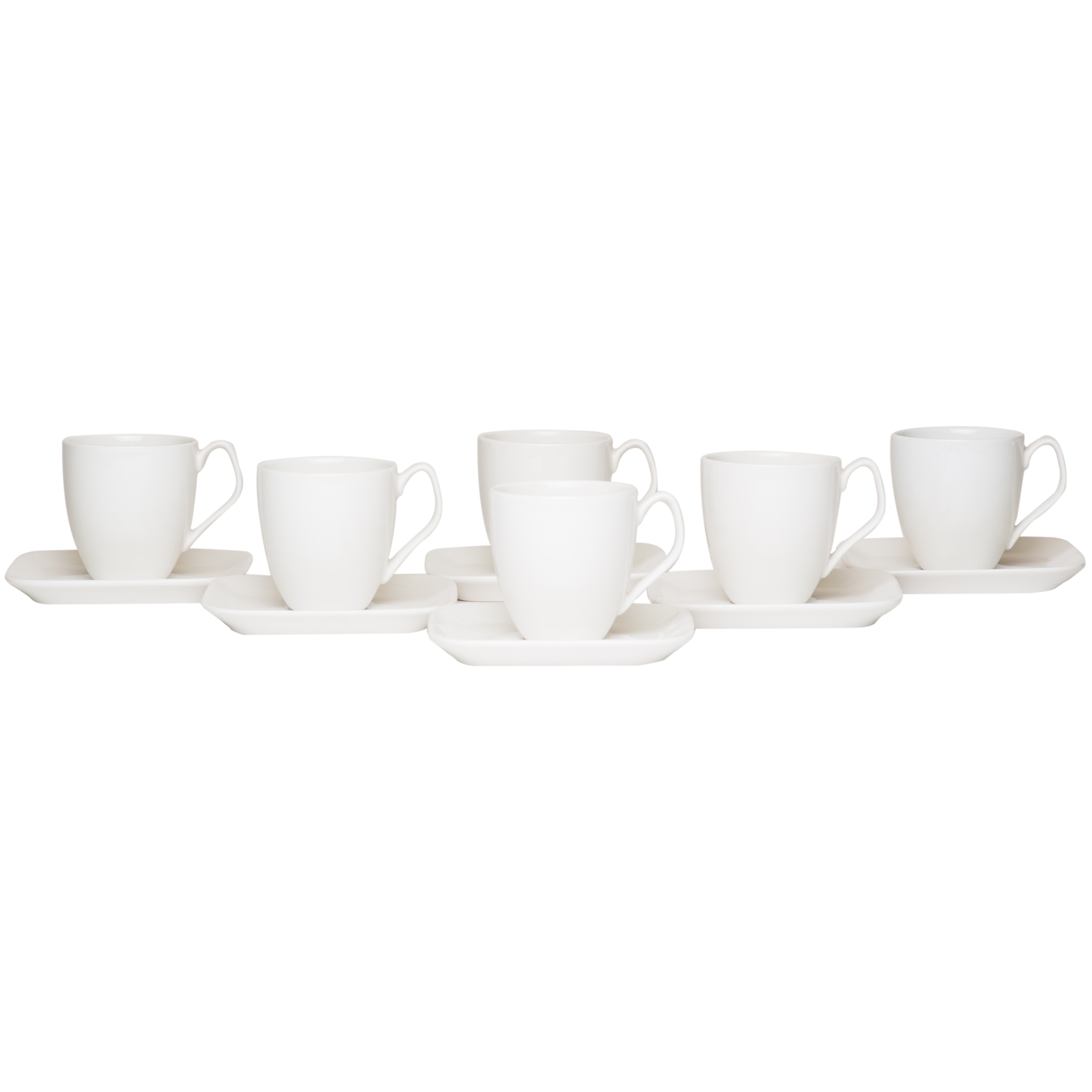 Red Vanilla Trends Espresso Cup/ Saucer Set (pack Of 6)