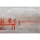 preview thumbnail 1 of 2, Parvez Taj 'Jump In Lake' Canvas Art