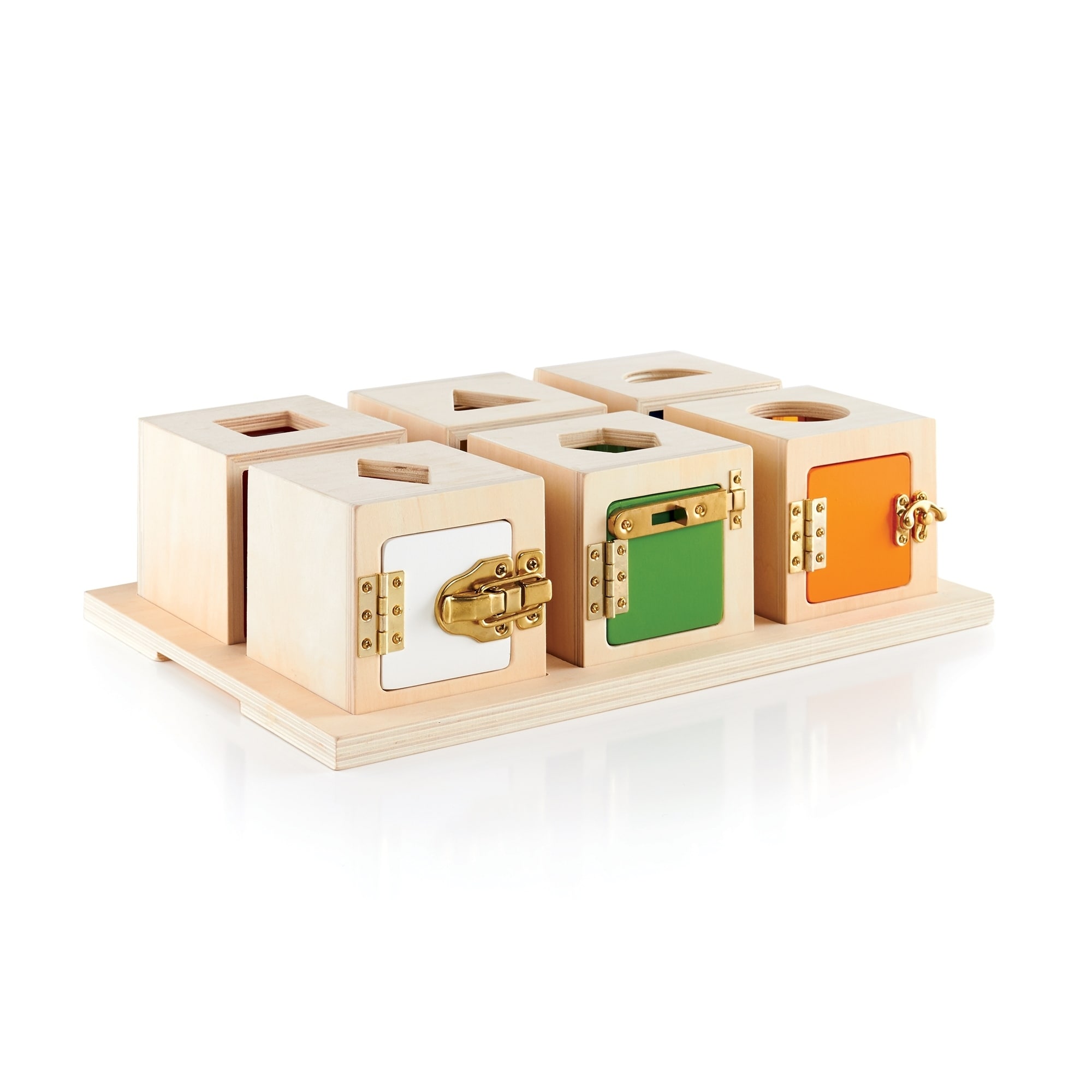 lock box wooden activity toy