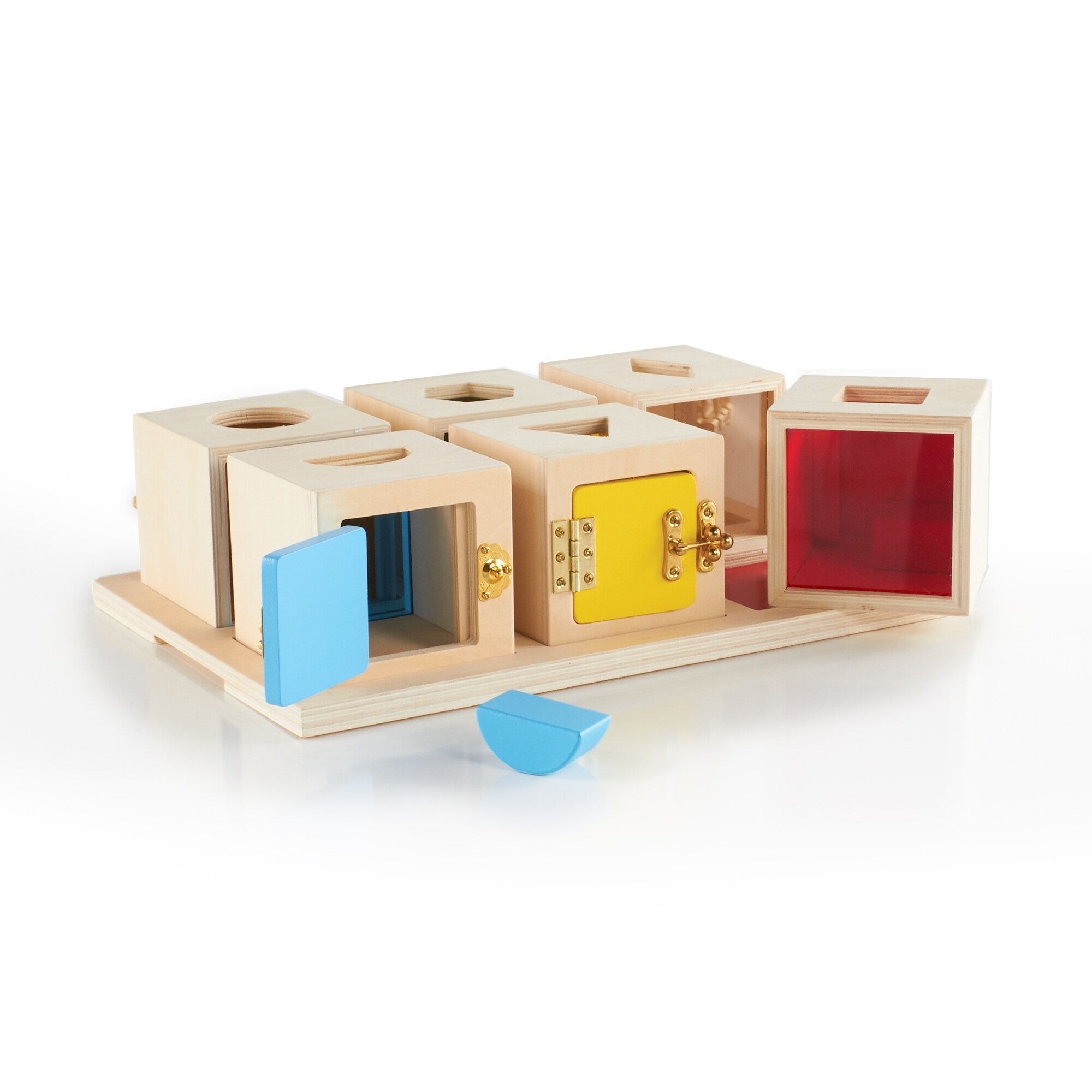 lock box wooden activity toy