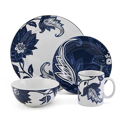 Nautica Tisbury Blue 4-piece Place Setting