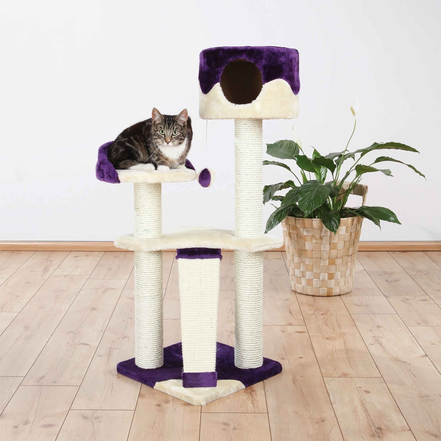 plush cat tree