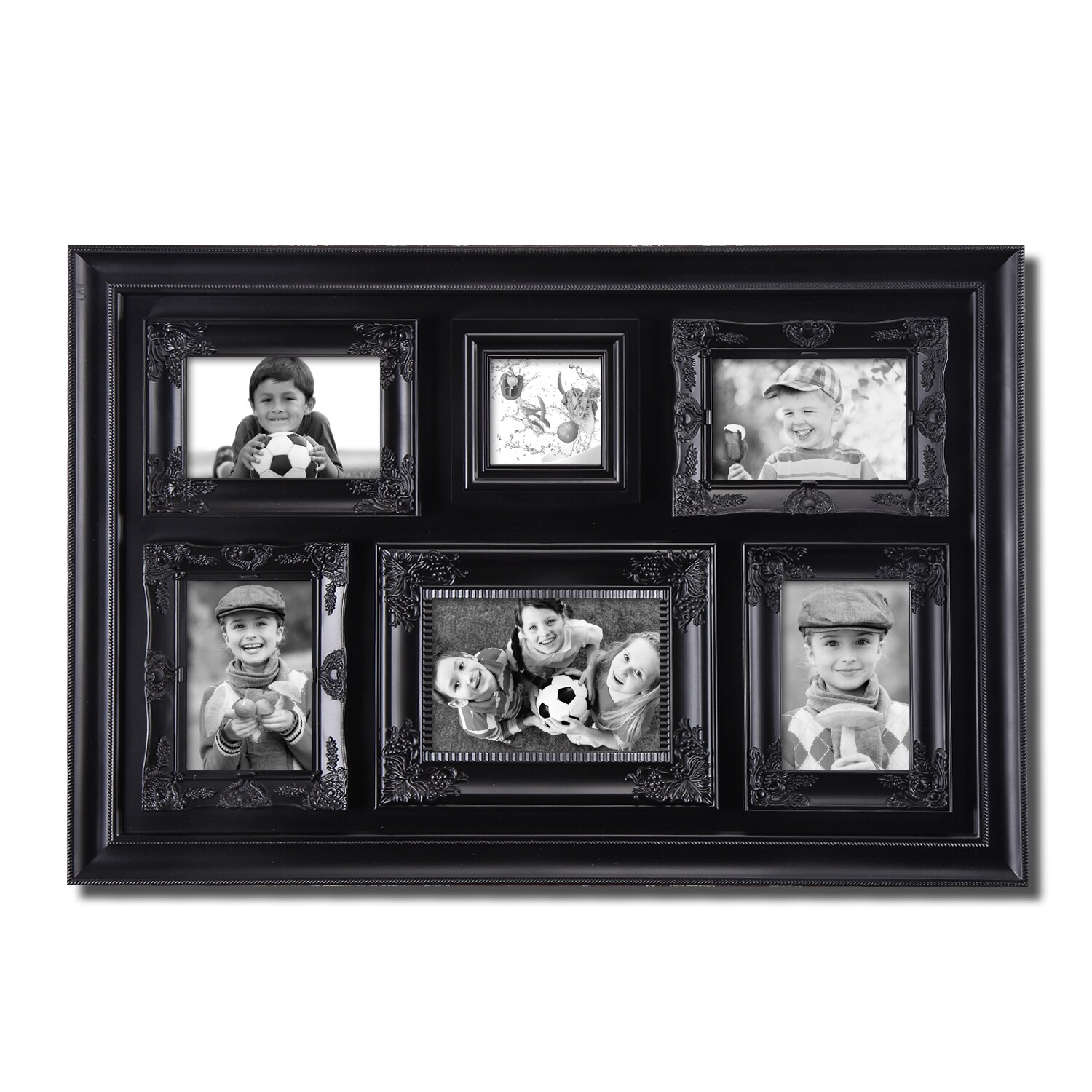 6 Pack: 6 Opening White Collage Frame by Studio Décor®