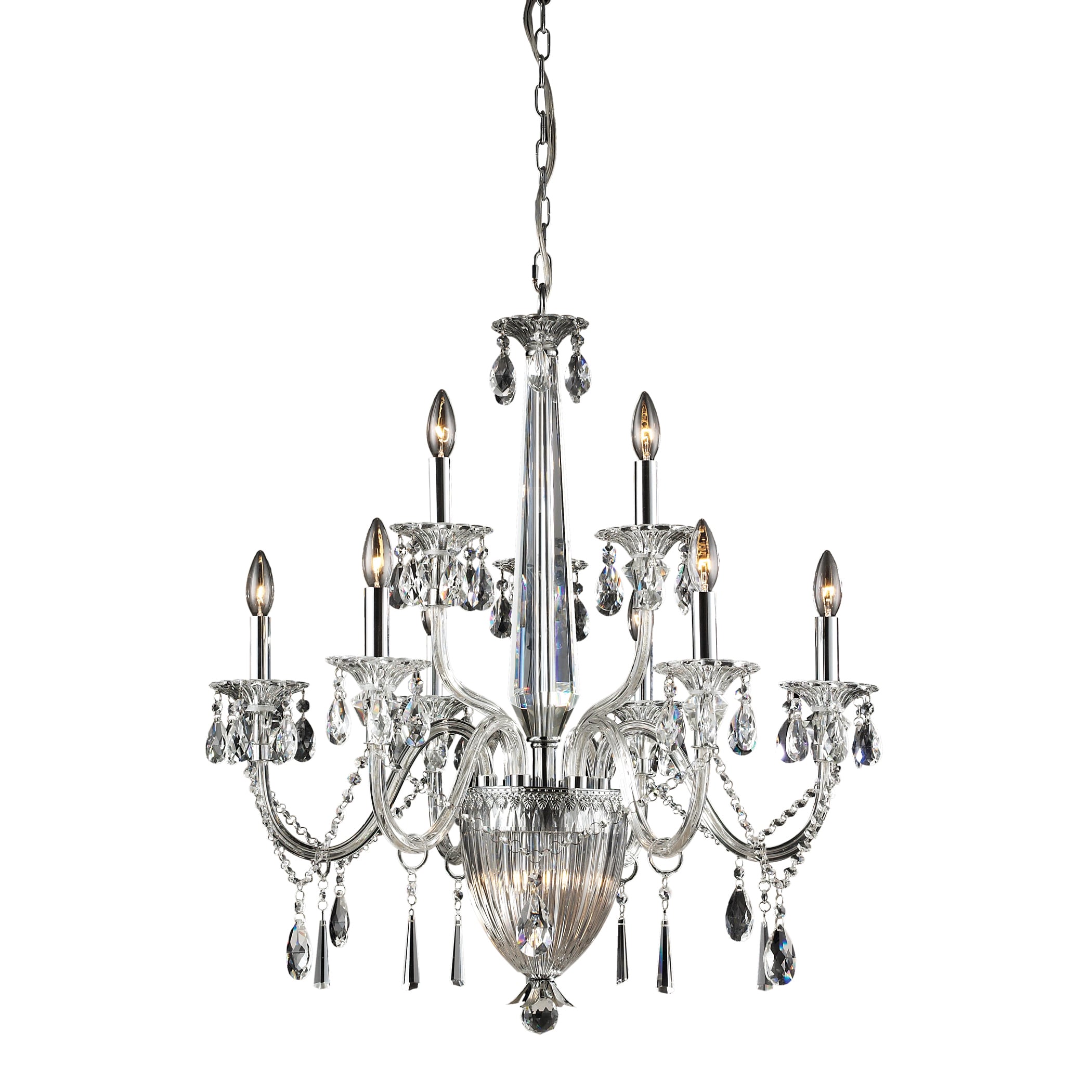 Elk Lighting Banburgh 12 light Crystal Pendant Chandelier