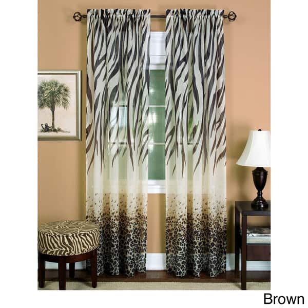 slide 2 of 3, Silver Orchid Astaire Faux Linen Curtain Panel