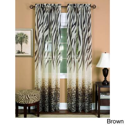 Buy Brown Animal Print Curtains Drapes Online At Overstock