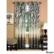 preview thumbnail 1 of 1, Silver Orchid Astaire Faux Linen Curtain Panel