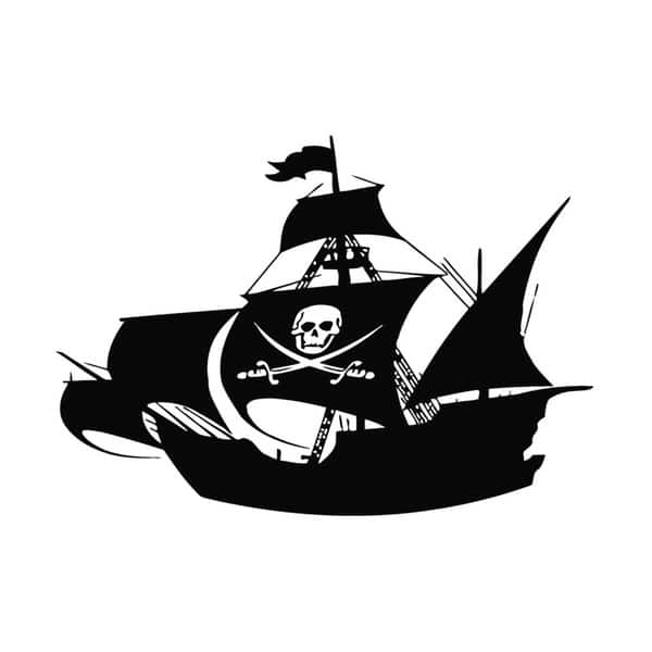 Pirate Ship Vinyl Wall Art - Overstock - 9067739